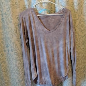 Purple Tie Dye AE Tee